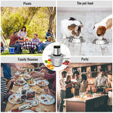 Electric Meat Grinder Food Chopper Stainless Steel Food Processor for Meat Semi-Automatic Food Processor Machine Kitchen Tools
