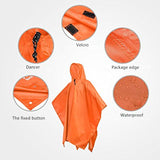 Travel Portable Triple Raincoat Women Men Poncho Outdoor Hiking  Fishing Mountaineering Cycling Versatile Chubasquero