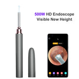 USB Intelligent Visual Ear Stick Ear Picker 500W Wireless High Precision Endoscope Mini Camera Otoscope Borescope Ear Cleaner