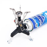 Widesea Camping Stove Accessories Long Gas Tank Adapter Outdoor Threaded Gas Stove Gas Tank Adapter