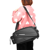 Lixada 10L Multifunctional Bicycle Rear Seat Bag Waterproof Cycling Bike Rack Trunk Cargo Bag Pannier Bag Handbag Shoulder Bag