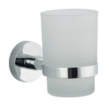 Square Toothpaster Toothbrush Holder Wall Mounted Hotel Bathroom Stainless Steel Home Accessories Organizer Glass Cup Round