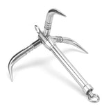 Bow Anchor Roller Stainless Steel Foldable Grapnel Anchor Triple Grip 316 Stainless Steel Hardware for Boat Yacht Rafts Canoes