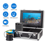 Underwater Fishing Camera IP68 Waterproof Fish Finder with 12LEDs 7Inch/9Inch LCD Display 15M/30M/50M Cable for Boat Ice Fishing