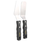 5pc Lettering Pen Palette Knives Kit Spatula Black Wood Handle Stainless Steel Oil Painting Scrape Acrylic Paint Artist Knife
