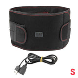 Electric Belly Waist Massager Hot Compress Waist Belt Pain Relief Therapy lumbar Support Heating Vibration Thermal Pad Band