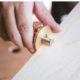 Wheel Marking Gauge with 1/32nd &amp; 1mm Scale, Wood Scribe Tool Parallel Line Drawing Mortise Marking Ruler