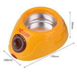 Durable Hot Chocolate Melting Pot Electric Fondue Melter Machine Set DIY Tool EU plug Stainless steel&amp;Plastic DIY Kitchen Tool