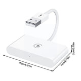 Wireless CarPlay Adapter For LPhone ,Wireless Auto Car Adapter Apple Wireless Carplay Dongle,Plug Play 5GHz WiFi Online Upd F2V2