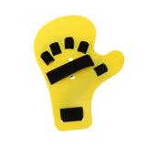 1PC Finger Splint Board Stroke Hand Fracture Fixation Support Brace for Tendinitis Sprain Arthritis Dislocation (Yellow Left Han