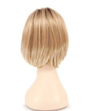 Wig bob wig ladies short straight hair gradient chemical fiber headgear wholesale bob wig