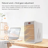 New Space Heater,Electric Heaters Indoor Portable With Thermostat, PTC Fast Heating Small Heater For Bedroom,Office