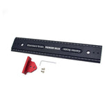 Carpenter Woodworking Scribing Mark Line Ruler Precision Scale Measuring Gauge Multifunction Vertical Ladder Ruler