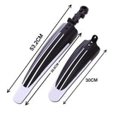 New Road Bicycle MTB Fenders Adjustable Mountain Bikes Front/Rear Mud Guards Wings Lenght 30*39.6cm Cycling Fenderset Bike Parts