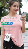 Children's Sports Fan Mini Desktop Waist Clip Outdoor Portable Quiet Variable Rechargeable Fans Power bank Dropshiping