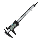 0-6Inch150mm Electronic Digital Vernier Caliper Carbon Fiber Reinforced Plastic High Precision Slide Caliper LCD Measuring Tool