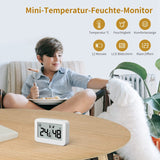 4-Pack Mini Hygrometer Indoor Thermometer, Humidity Gauge With Celsius, Humidity Meter Digital Temperature Monitor