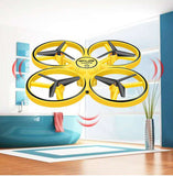 2021 RC Mini Quadcopter Induction Drone Smart Watch Remote Sensing Gesture Aircraft UFO Hand Control Drone Altitude Hold Kids