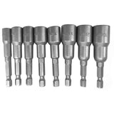 20Pcs 1/4 Inch Hex Magnetic Nut Driver Socket Set Metric Impact Drill Bits, 12Pcs Phillips Screwdriver Set, 50Mm &amp; 8Pcs 6 To 13M
