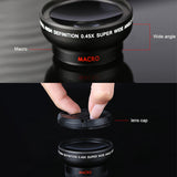 2022.12X Mobile Phone Lens Monocular Telescope Long Focus Lenses 0.45X Wide Angle macro Fisheye Lens For Digital Camera Mobile