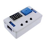 2 Pcs 3 Position DPDT Toggle Switch &amp; 1X With Case 24V LED Display Automation Digital Delay Timer Switch Relay Module