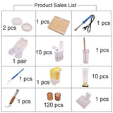12 kinds 150 Pcs Beekeeping Tools Combination packages Scraper Royal king cage Protective Cover Electric wire embedding device