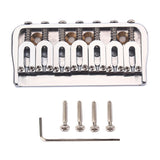 7 String Electric Guitar Ukulele Bridge with Assemble Accessories Brass