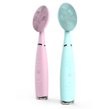 Sonic Facial Cleansing Brush Vibration Mini Face Cleaner Silicone Deep Pore Cleaning Electric Waterproof Massage