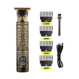 Hair cutter trimmer lcd professional hair trimmer cordless professional hair clippers for men
