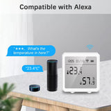 WiFi Thermometer Hygrometer Wireless Digital Indoor Temperature Gauge Humidity Monitor with Temperature and Humidity Sensor