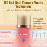 LED Facial Massager Red Light Photon Therapy Mask Anti Aging Laser Therapy Beauty SPA Device For Wrinkle Removal &amp; Pain Relief