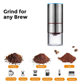 Cordless Portable Electric Coffee Grinder USB Charge Profession CNC Grinding Core Coffee Beans Grinder