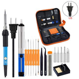 Handskit 60W 110V/220V Electric Soldering Iron Kit with Adjustable Temperature Welding Iron Electronic Repair Tool