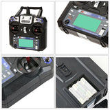 FS-i6 6CH 2.4G AFHDS 2A LCD Transmitter with iA6 Receiver and Monitor Stand for RC Heli Glider Quadcopter Drone