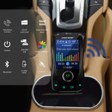 Car FM Transmitter Radio Adapter Bluetooth V3.0 EDR in-Car Multiple Safety Protection Dual USB Ports Support voltmeter function