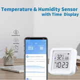 Tuya WiFi Temperature and Humidity Sensor Thermometer for Home Automation for Smart Home Work For Alexa Google Home