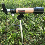 Space Observation Portable Professional Astronomical Telescope with Tripod 90X Outdoor Travel Telescope Refractor Spyglass Zoom