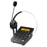 Corded Telephone with Headset &amp; Dialpad, Caller ID, Computer Recording, Backlit, Adjustable Volume for House Call Center Office