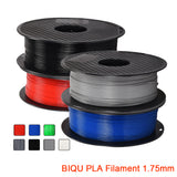 BIQU PLA Filament 1.75mm Multi Color 1KG Material For Ender 3 V2 CR10S Pro B1 BX CR-6 SE Anycubic Mega X 3D Printer Eco-friendly