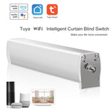 Tuya WIFI Intelligent Curtain Blind Switch Electric Motorized Curtain Roller Shutter Control Switch Remote Control Curtain Motor