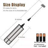 Handheld Electric Milk Frother Machine with 3 Pcs Stainless Steel Spring Wireless Whisk Foam Maker  for Cappucino Maker