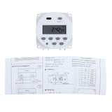 10X DC 12V Digital LCD Power Programmable Timer Time Switch Relay 16A Amps