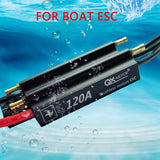 50A 70A 90A 120A QX-Motor Waterproof Brushless ESC 2-6S Speed Controller for RC Boat Ship with BEC 5.5V/5A Water Cooling Syste