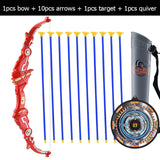 Kids Shooting Outdoor Sports Toy Bow Arrow Set Plastic Toys For Children Outdoor Funny Toys With Sucker Gifts Set Kids Toy