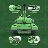 Military Series World War II Chinese Army 99A main battle tank DIY model Building Blocks Bricks Toys Gifts