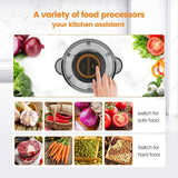 Electric Meat Grinder Food Chopper Stainless Steel Food Processor for Meat Semi-Automatic Food Processor Machine Kitchen Tools