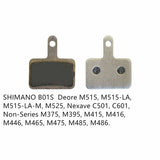 Dropship-2 Pairs Brake Pads for Shimano B01S M515 M515-La M515-La-M M525 with M4 Titanium Bolts for Bicycle Disc Brake Pad