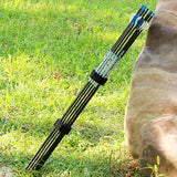 8pcs Archery Arrow Holder Black EVA Arrows Separator Portable Arrow Accessories Compound Recurve Bow Shooting Hunting Camping