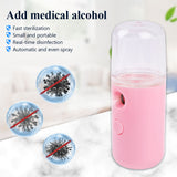 Rechargeable Blackhead Acne Pore Cleaner Vacuum Water Cycle Deep Cleaning Electric Nano Facial Steamer Beauty Skin Care Tool