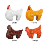 Hen Statue Farmhouse Style Garden Sculpture Animal Ornament Gifts Realistic Patio Lawn Modern Home Decor Lightweight Backyard